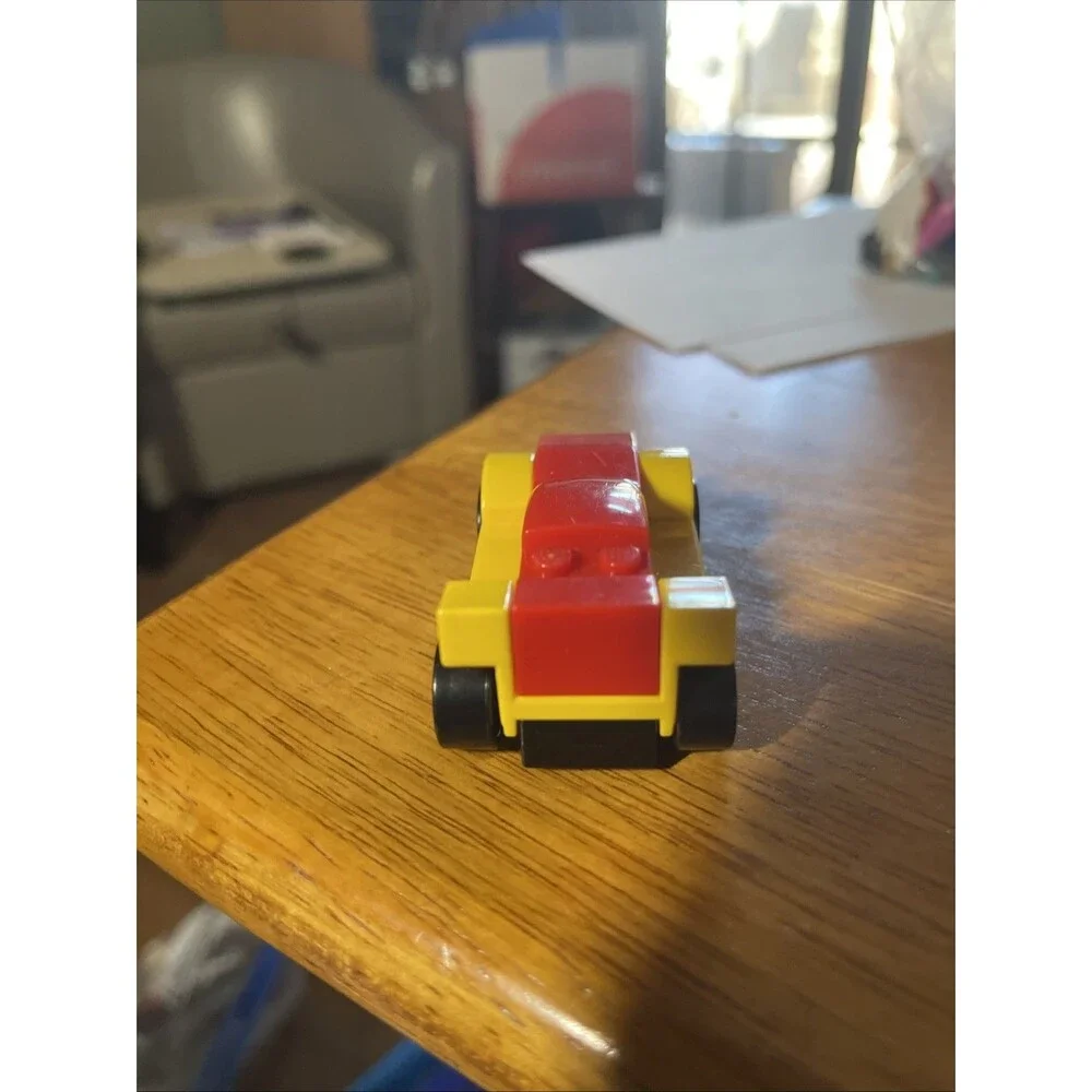 2009 General Mills Cereal Box Lego Racers - Red/yellow Race Car